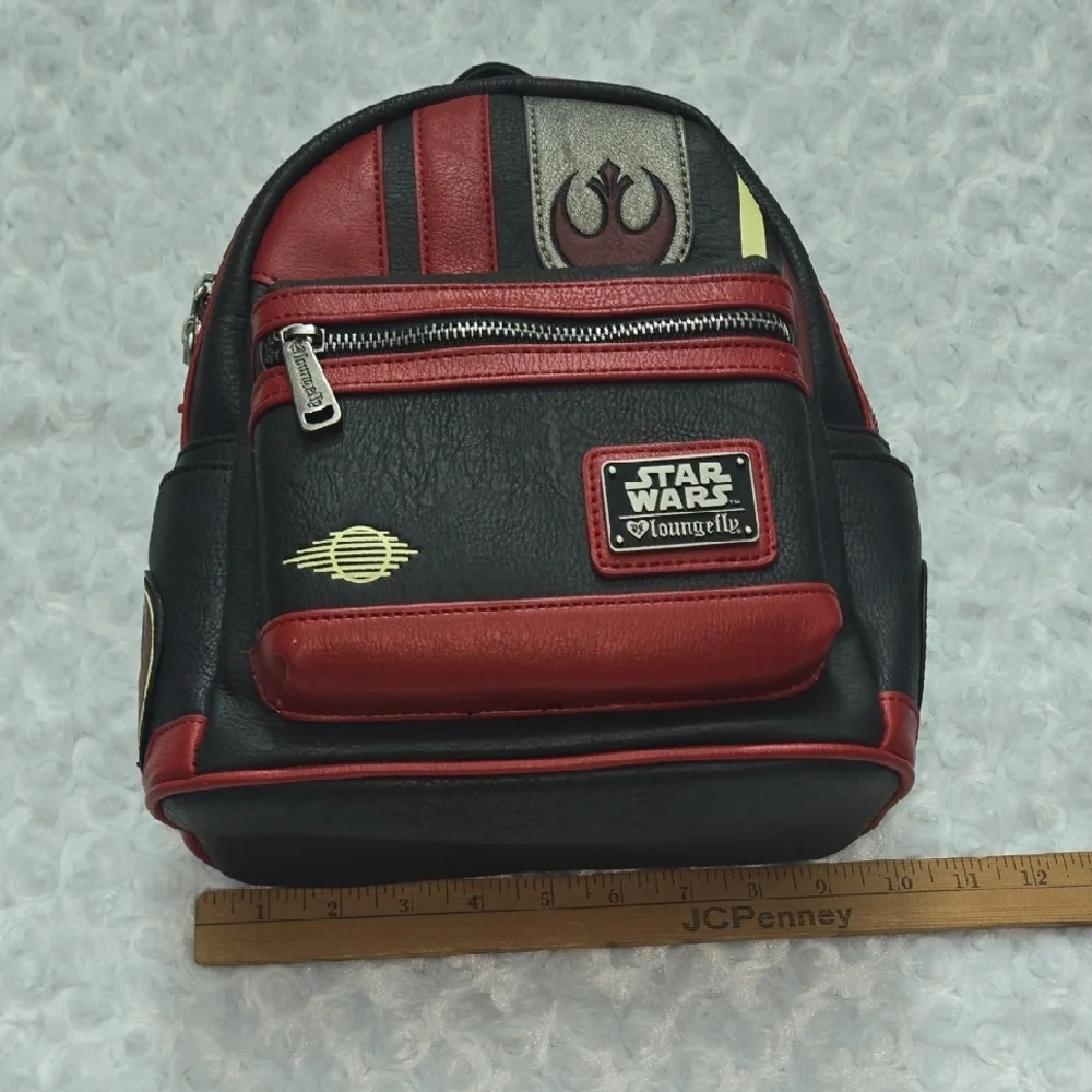 Disney Star Wars Black & Red Mini Backpack by Loungefly
